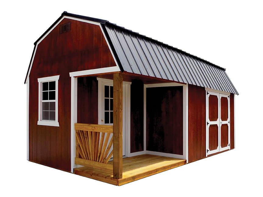 Side Porch Lofted Barn